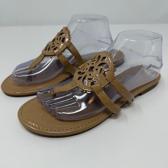 Circus Sam Edelman Sandals Women's 9.5M Nude/Tan Medallion Canyon Flats EUC - Picture 3 of 11